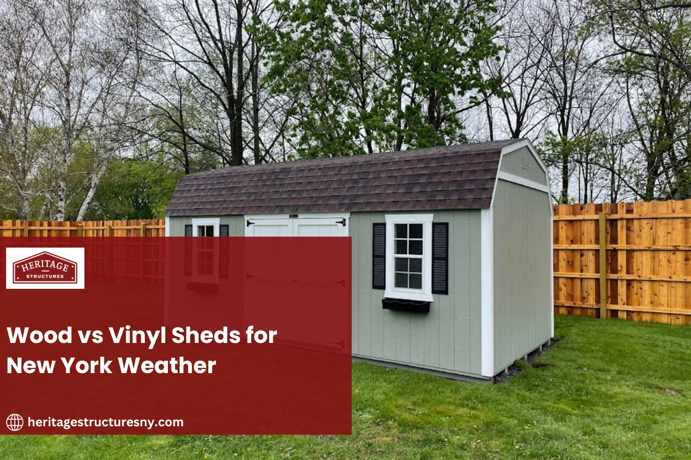 Wood vs Vinyl Sheds for New York Weather